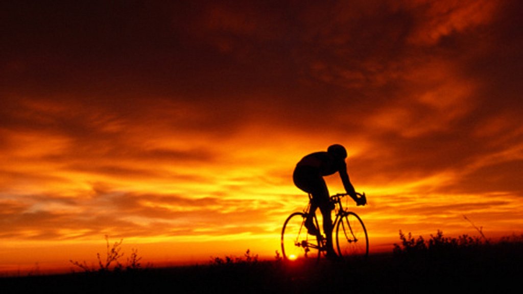 Sunset bike ride